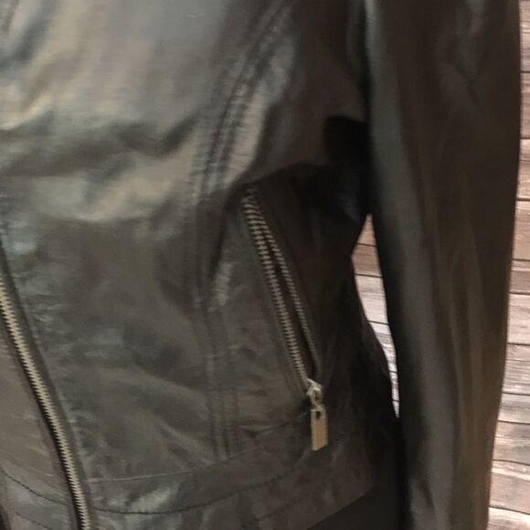 Blac noir leather jacket - Picture 3 of 5